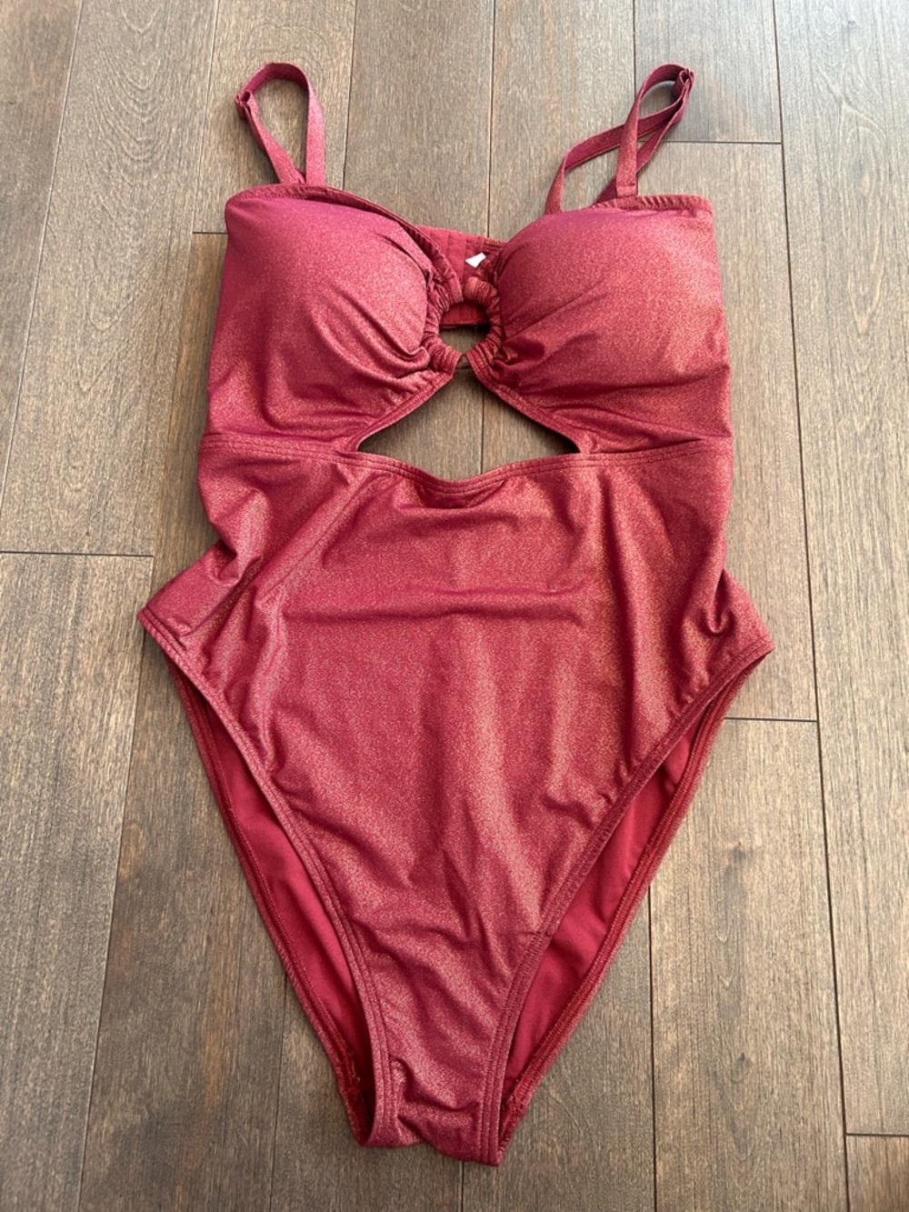 1X Addition Elle Sparkle Cutout‎ One-Piece Swimsuit